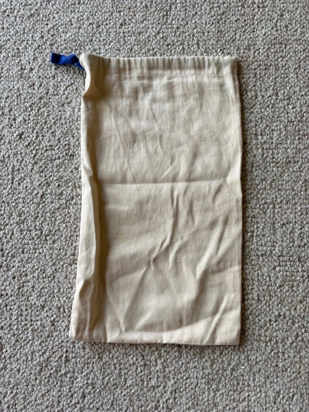 Louis Vuitton Drawstring Dust Bag 9x16 Cotton Storage LV Authentic